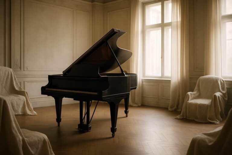 Un piano dans une succession : estimation, partage, options